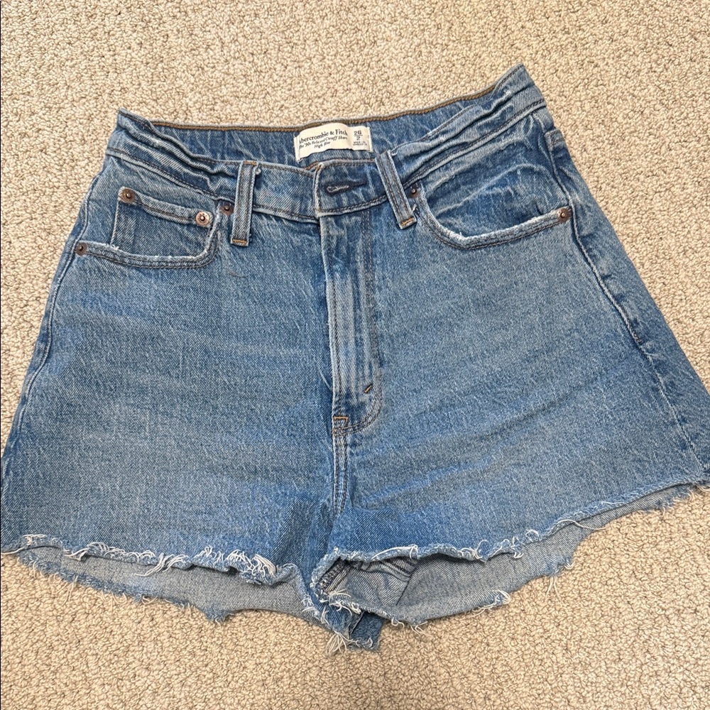Abercrombie & Fitch Classic Blue Jean Shorts